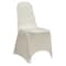 Atlas Commercial Products Spandex Banquet Chair Cover, White SP-BCC-01 - alternate 1
